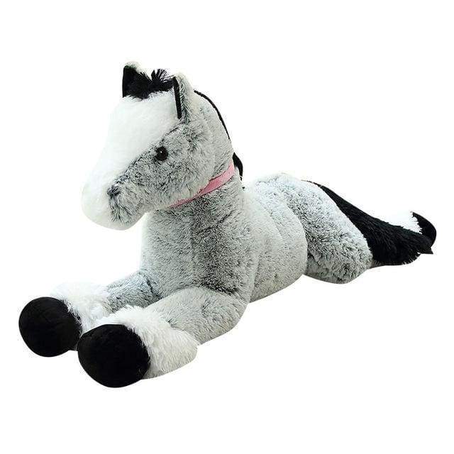 Ma Super Peluche Animaux en peluche 120cm / Gris Peluche Grand Cheval Tout Mignon