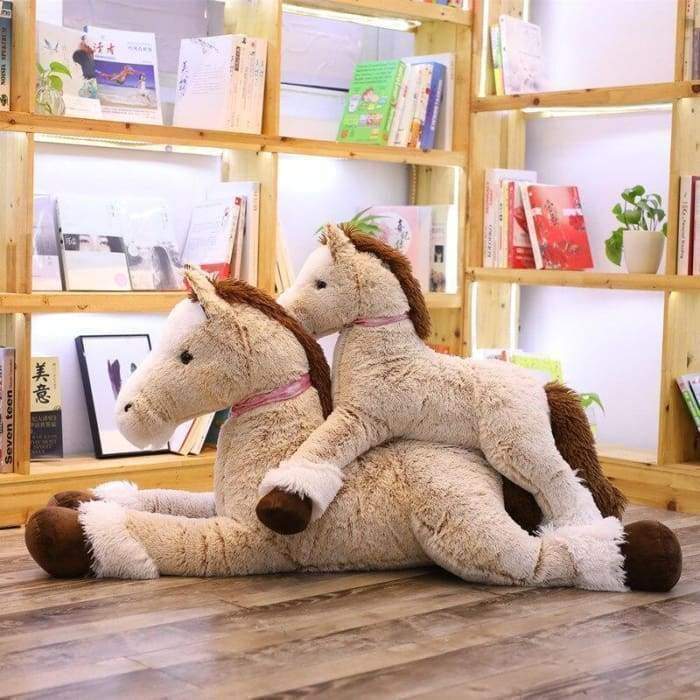 Ma Super Peluche Animaux en peluche 120cm / Marron Peluche Grand Cheval Tout Mignon