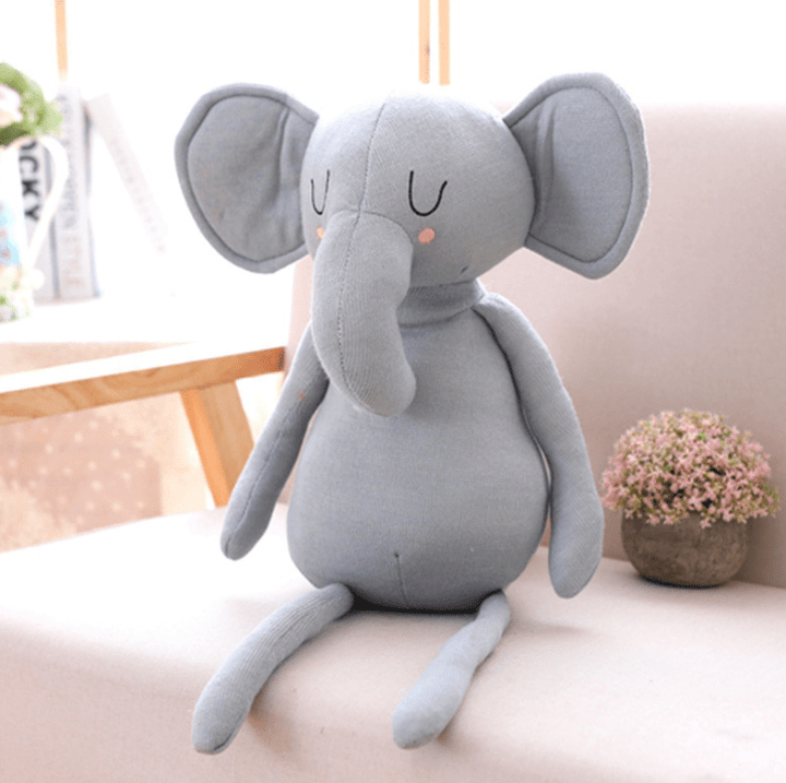 Ma Super Peluche Animaux en peluche 1pc 50cm 2 Patterns Cute Elephant Bunny Doll Simulation plush stuffed toys Baby soothing dolls Smooth feel High quality fabric