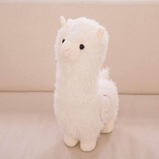 Ma Super Peluche Animaux en peluche Blanc / 55cm Lama dans son tricot