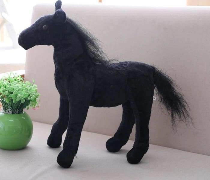Ma Super Peluche Animaux en peluche Cheval Noir Petit cheval 🐴