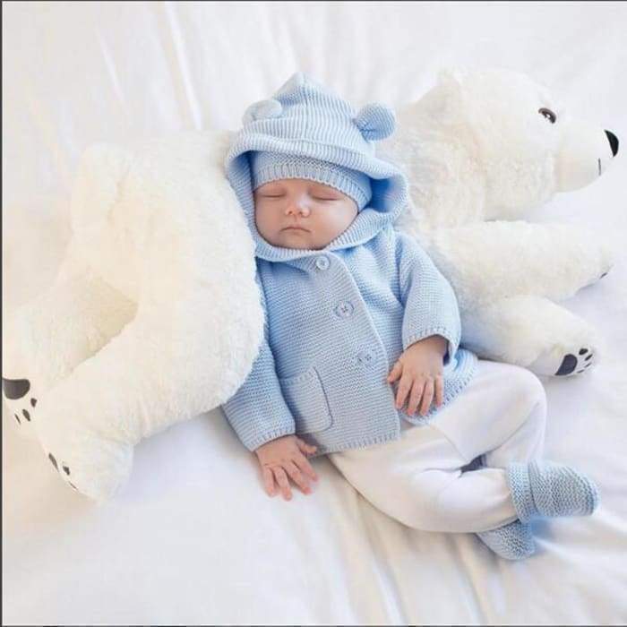 Ma Super Peluche Animaux en peluche Grand ours blanc câlin