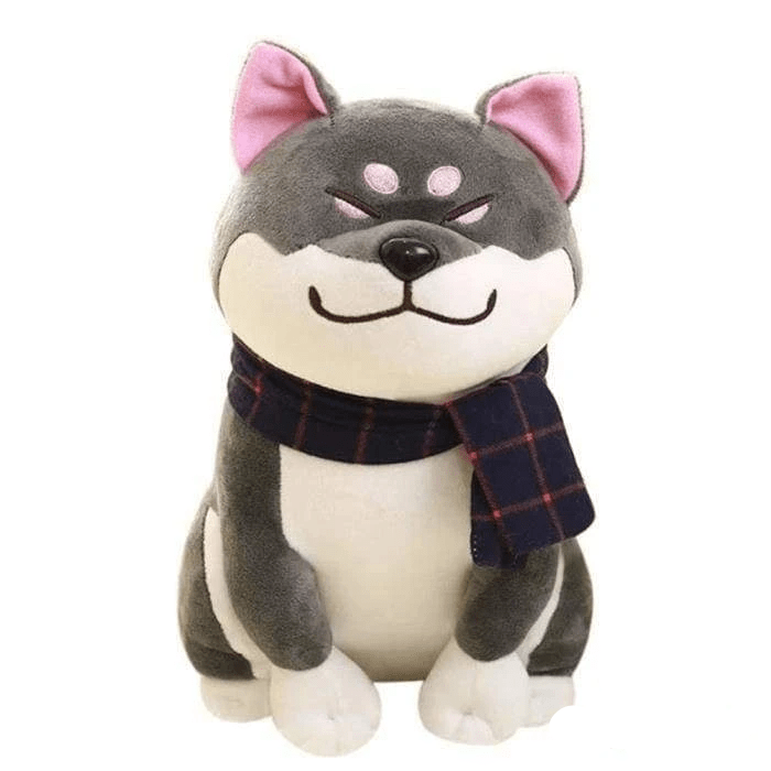 Ma Super Peluche Animaux en peluche Gris / 25 CM Chien japonais (Shiba Inu)