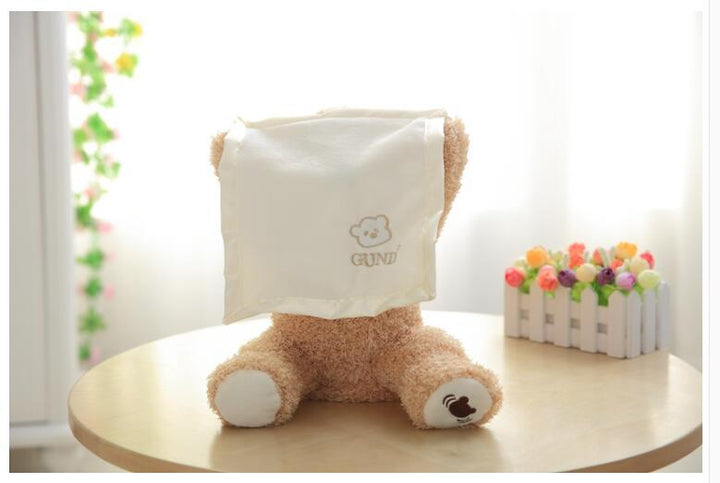 Ma Super Peluche Animaux en peluche L'Ours Cache Cache