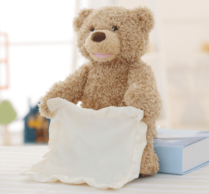 Ma Super Peluche Animaux en peluche L'Ours Cache Cache