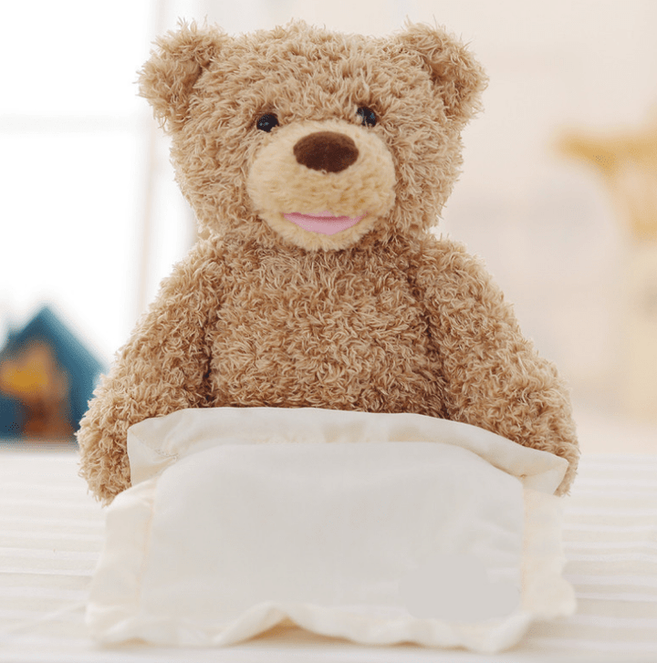 Ma Super Peluche Animaux en peluche L'Ours Cache Cache