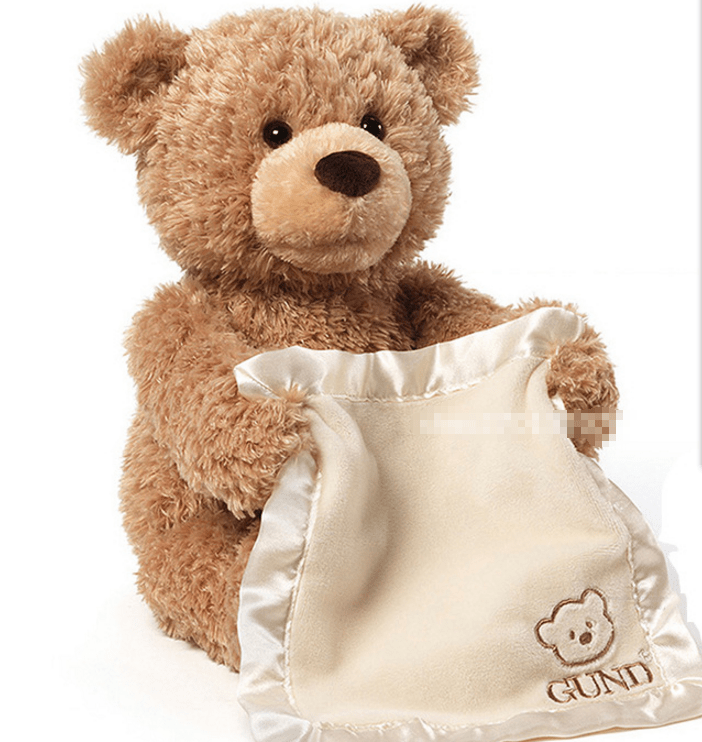 Ma Super Peluche Animaux en peluche L'Ours Cache Cache