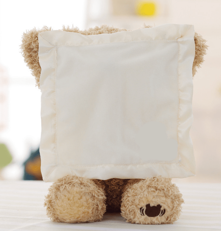 Ma Super Peluche Animaux en peluche L'Ours Cache Cache