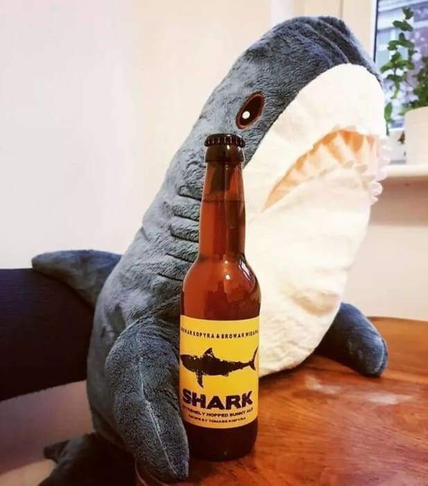 Ma Super Peluche Animaux en peluche Peluche Requin Blanc