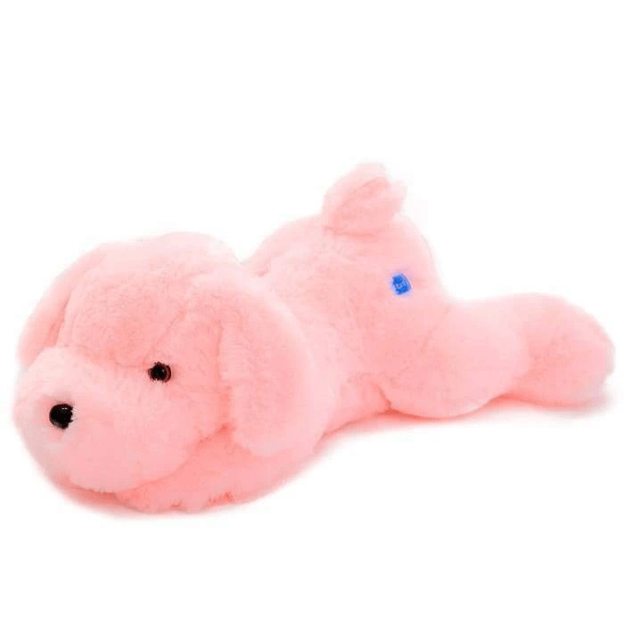 Ma Super Peluche Animaux en peluche Rose Mon chien lumineux
