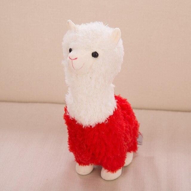 Ma Super Peluche Animaux en peluche Rouge / 28cm Lama dans son tricot