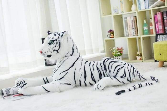 Ma Super Peluche Animaux en peluche Tigre Blanc Peluche tigre blanc