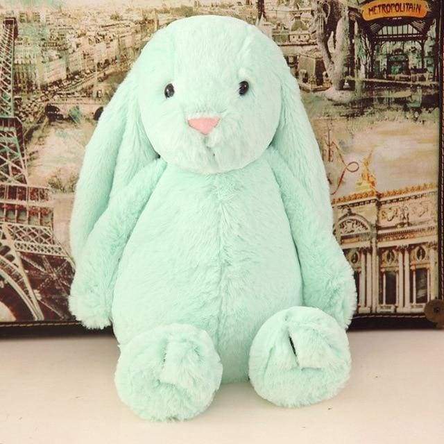 Ma Super Peluche Animaux en peluche Vert Doudou Lapin Adorable