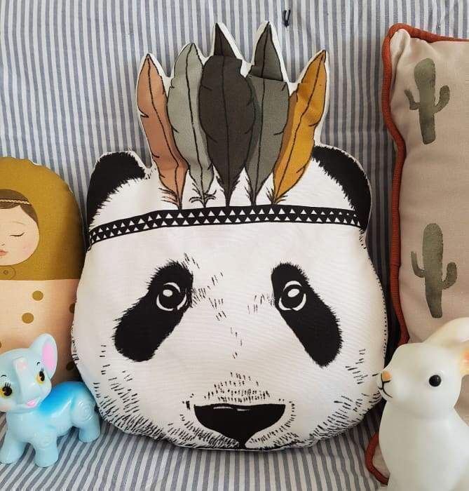 Ma Super Peluche Coussin Coussin panda indien