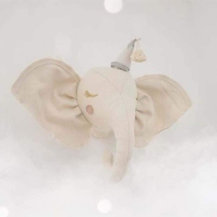 Ma Super Peluche Décoration Elephant Blanc Décoration murale : Licorne / Cerf / Elephant
