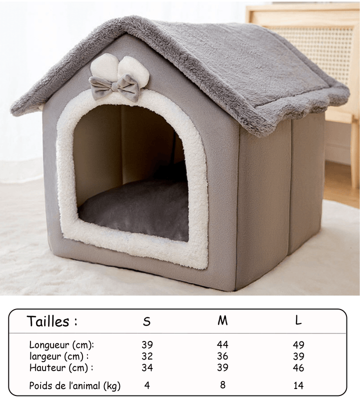 Ma Super Peluche Niche d'intérieur pour chat et chien