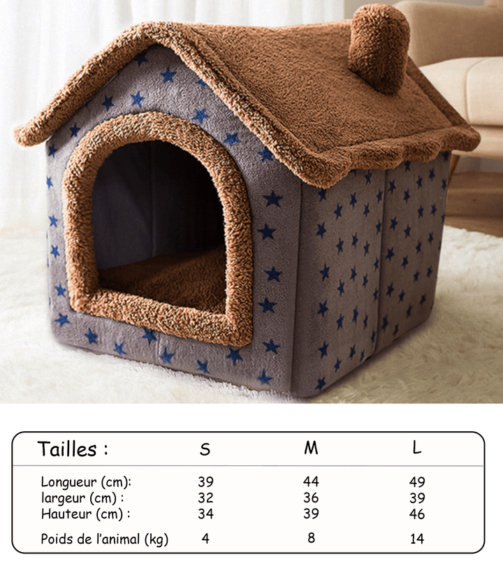 Ma Super Peluche Niche d'intérieur pour chat et chien