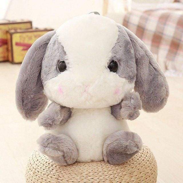 Ma Super Peluche Nos autres produits Gris Sac à dos lapin