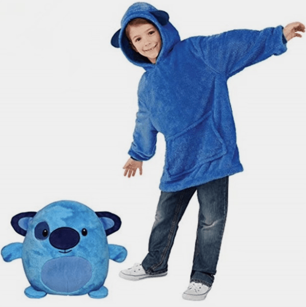 Ma Super Peluche Vêtements bébé Bleu / 80cm Sweat Plaid enfant Pet Hoodie