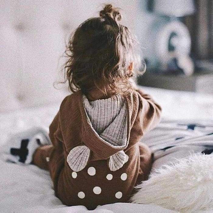 Ma Super Peluche Vêtements bébé Grenouillère bébé biche