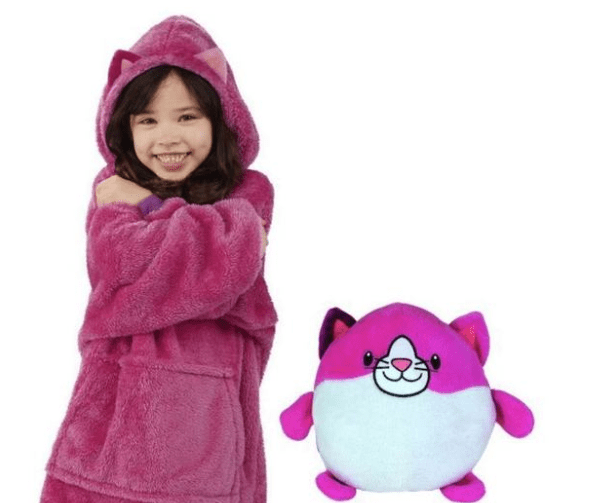 Ma Super Peluche Vêtements bébé Rose / 80cm Sweat Plaid enfant Pet Hoodie