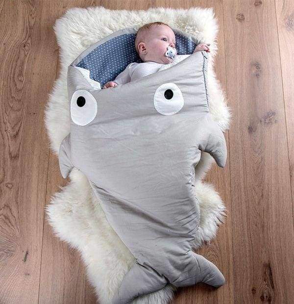 Ma Super Peluche Vêtements bébé Sac de couchage requin